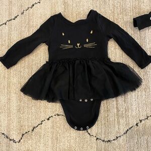Long sleeve cat tutu dress